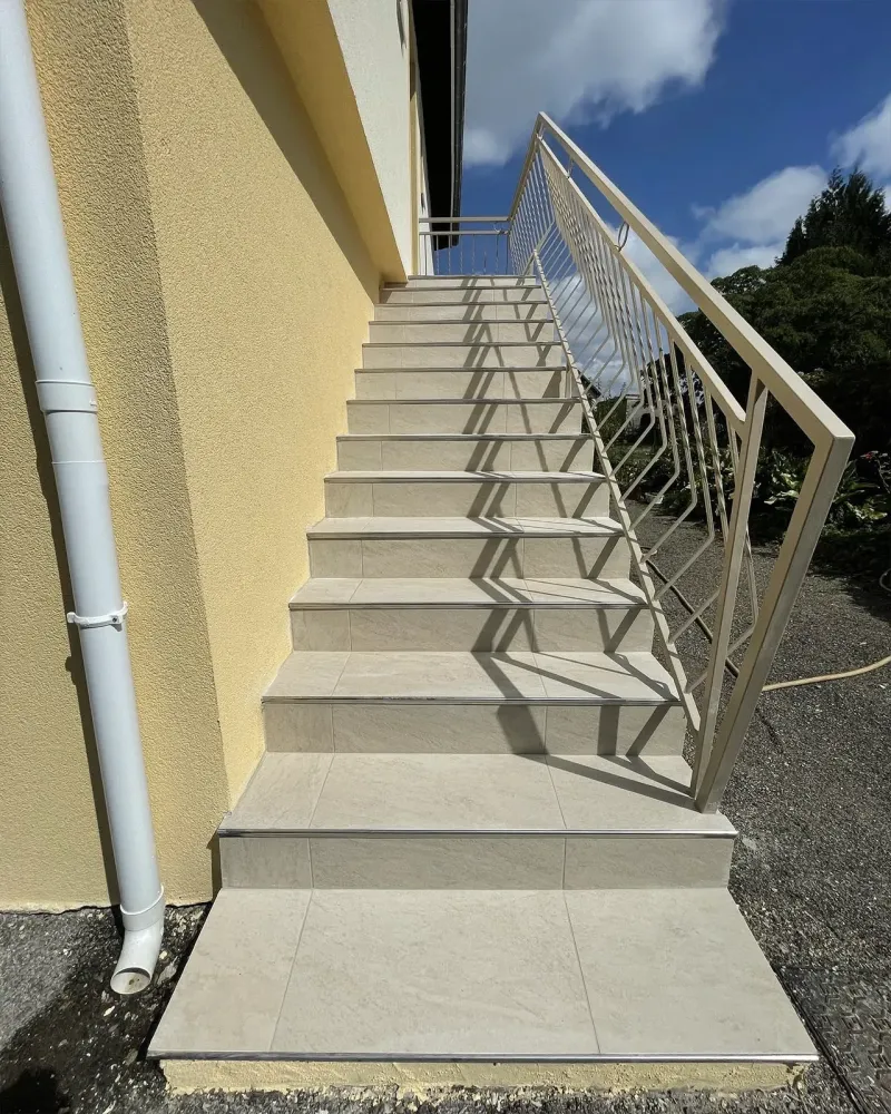 Escalier après